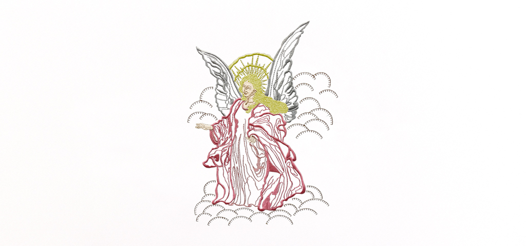 Angel White Faux